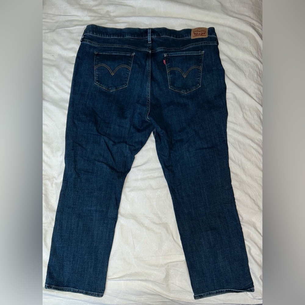 Levi's Dark Wash Women’s Jeans - Size 22 - Ankle Length